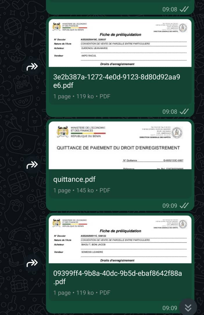 Photo de Démarche foncière : Enregistrement convention de vente 💥