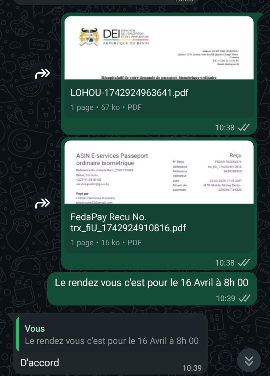 Photo de Démarche administrative : Passeport